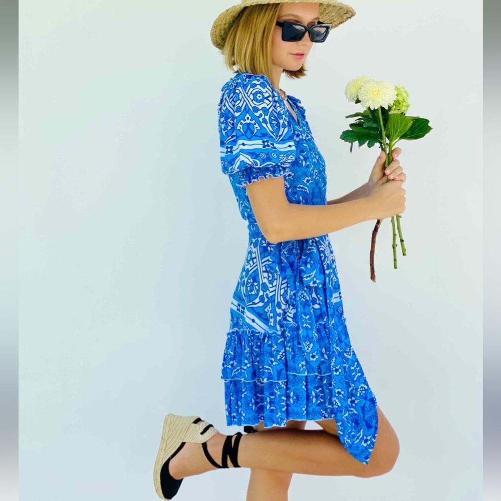 Feather & Find Sultana wrap dress in Inner Voice, size L - Picture 2 of 11